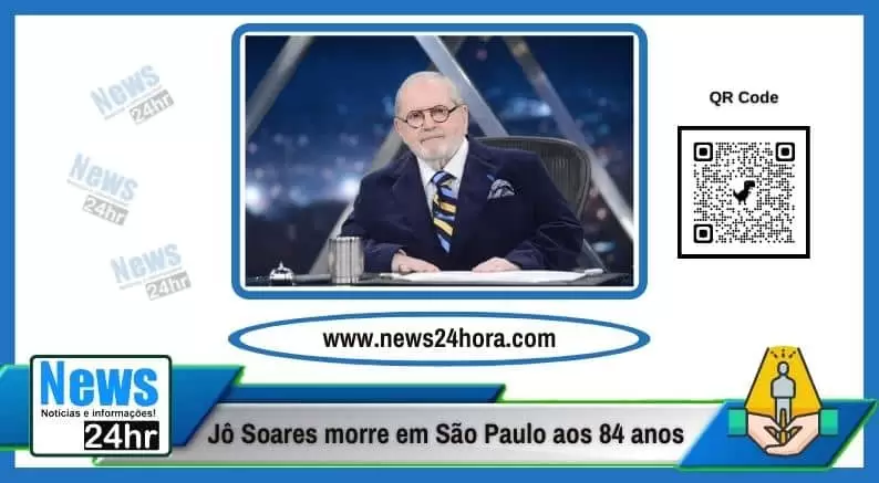 Jô Soares morre em São Paulo aos 84 anos