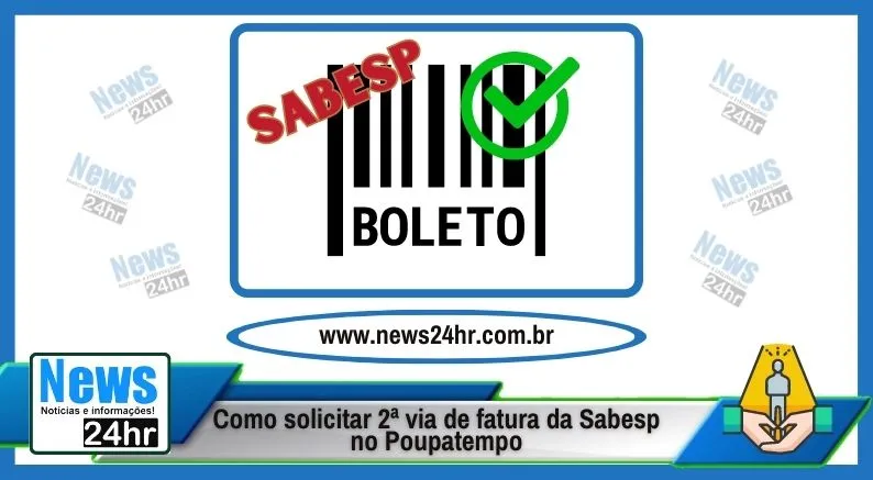 Como solicitar 2ª via de fatura da Sabesp no Poupatempo