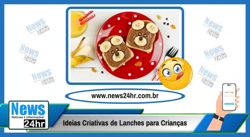 Ideias Criativas de Lanches para Crianças