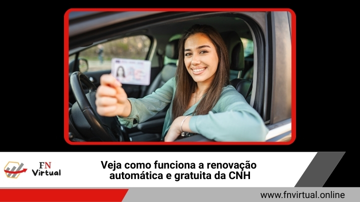 Veja como funciona a renovação automática e gratuita da CNH